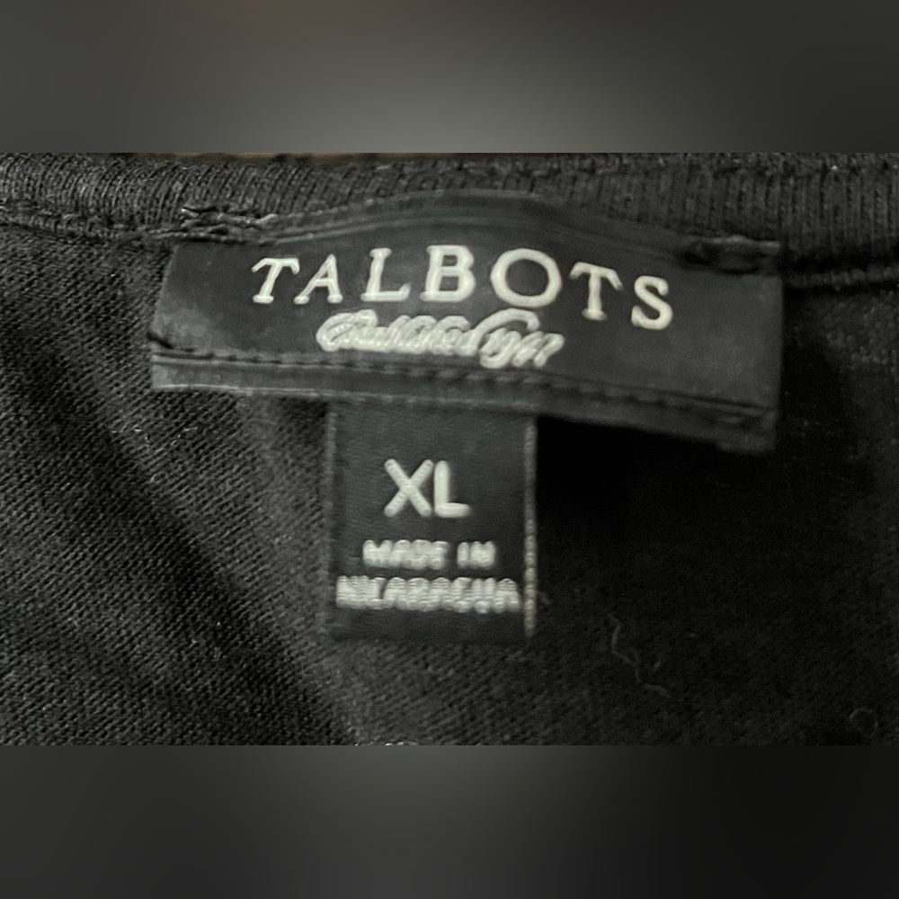 Talbots Black Sleeveless Blouse XL Soft Stretch Tank Career Classic - Picture 6 of 7